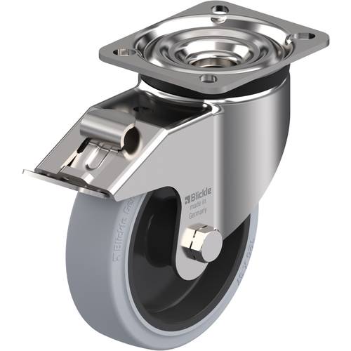 Blickle 758437 LKX-POEV 125XR-1-FI-SG Lenkrolle mit Feststeller Rad-Durchmesser: 125 mm Tragfähigkeit (max.): 250 kg 1 S...