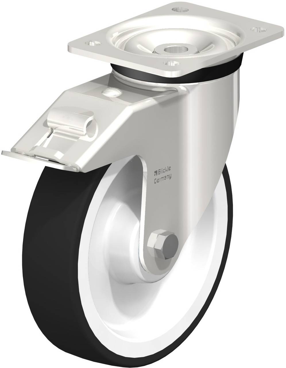 Blickle 621995 LKX-POTH 200XK-FI Lenkrolle mit Feststeller Rad-Durchmesser: 200 mm Tragfähigkeit (max.): 800 kg 1 St.