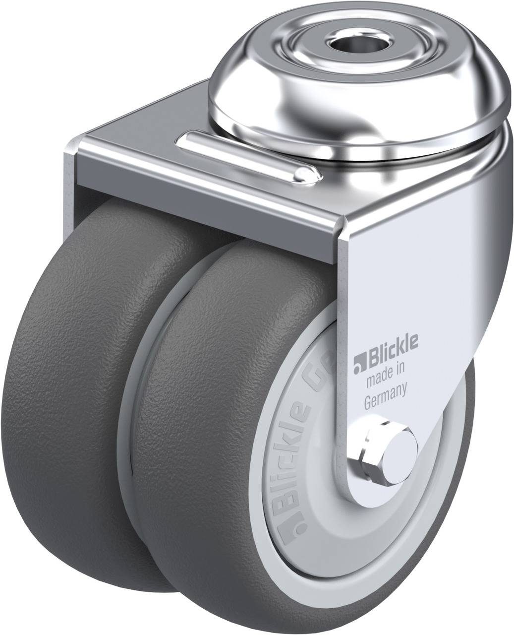 Blickle 757084 LMDA-PATH 75KF Doppel-Lenkrolle Rad-Durchmesser: 75 mm Tragfähigkeit (max.): 100 kg 1 St.