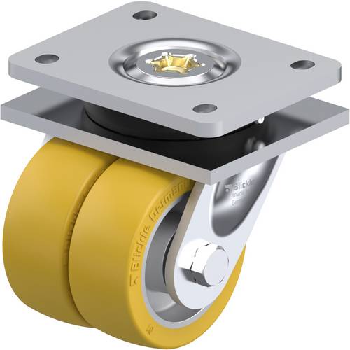 Blickle 604892 LOD-ALTH 101K Doppel-Lenkrolle Rad-Durchmesser: 100 mm Tragfähigkeit (max.): 750 kg 1 St.