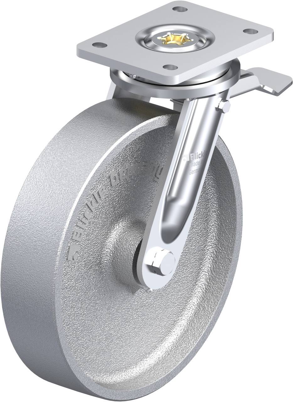 Blickle 58792 LO-G 250G-ST Lenkrolle mit Feststeller Rad-Durchmesser: 250 mm Tragfähigkeit (max.): 1200 kg 1 St.