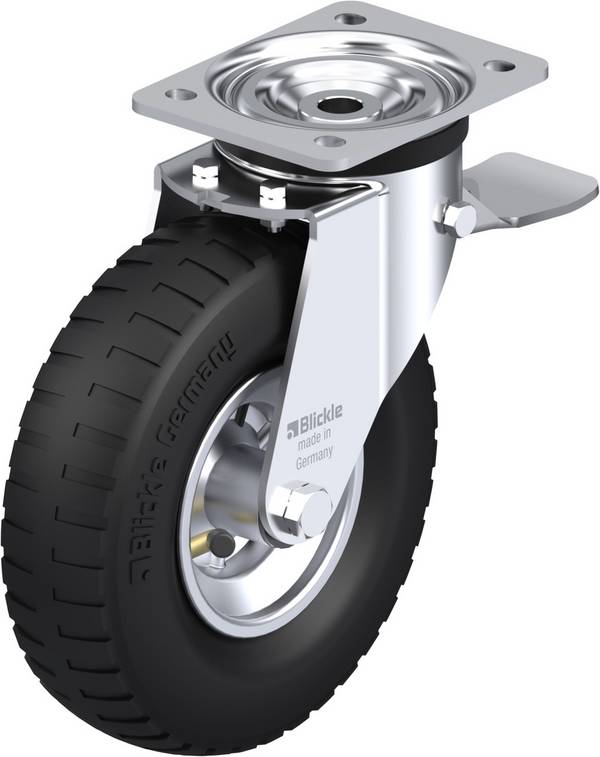 Blickle 289405 L-P 222R-ST Lenkrolle mit Feststeller Rad-Durchmesser: 220 mm Tragfähigkeit (max.): 100 kg 1 St.