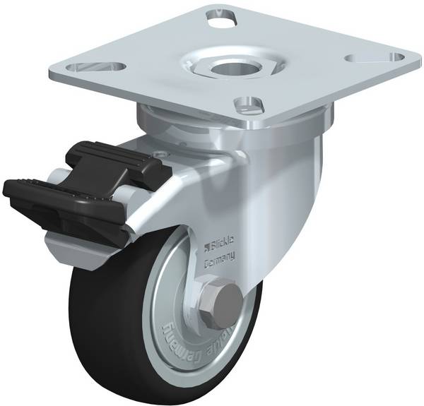 Blickle 757087 LPA-PATH 50KF-FI Lenkrolle mit Feststeller Rad-Durchmesser: 50 mm Tragfähigkeit (max.): 75 kg 1 St.