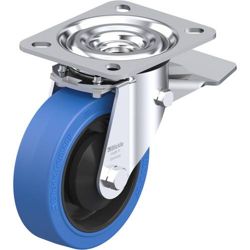 Blickle 749341 L-POEV 100KA-ST-SB Lenkrolle mit Feststeller Rad-Durchmesser: 100 mm Tragfähigkeit (max.): 200 kg 1 St.
