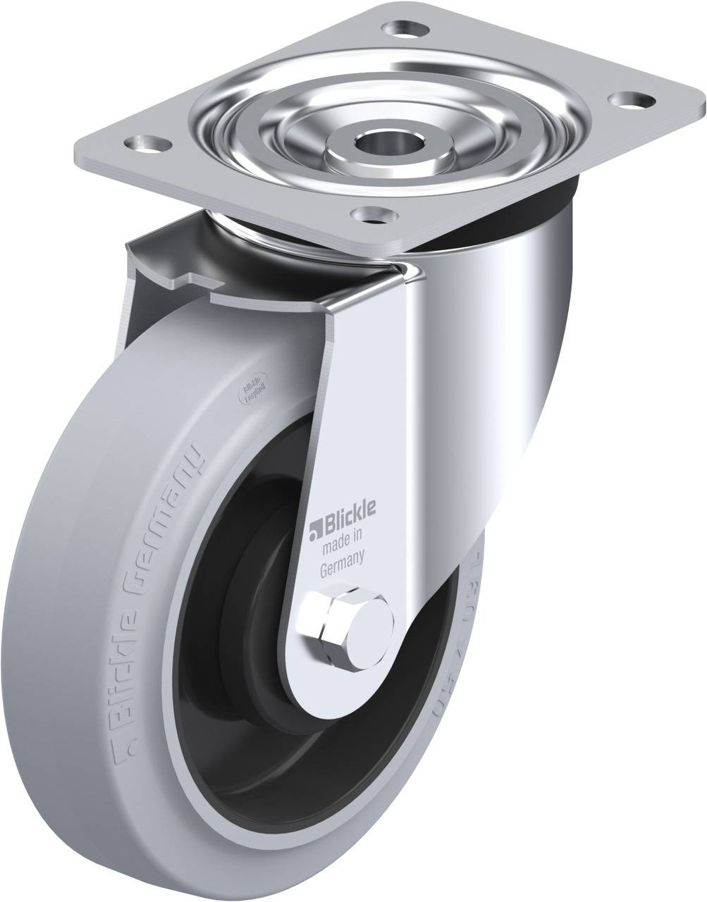 Blickle 27912 L-POEV 160KA-SG Lenkrolle Rad-Durchmesser: 160 mm Tragfähigkeit (max.): 400 kg 1 St.
