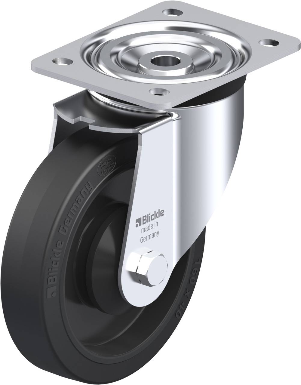 Blickle 754962 L-POEV 161KA Lenkrolle Rad-Durchmesser: 160 mm Tragfähigkeit (max.): 320 kg 1 St.