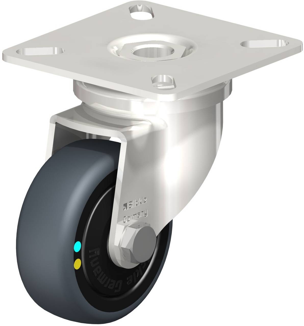 Blickle 853223 LPXA-TPA 50KFD-ELS Lenkrolle Rad-Durchmesser: 50 mm Tragfähigkeit (max.): 30 kg 1 St.