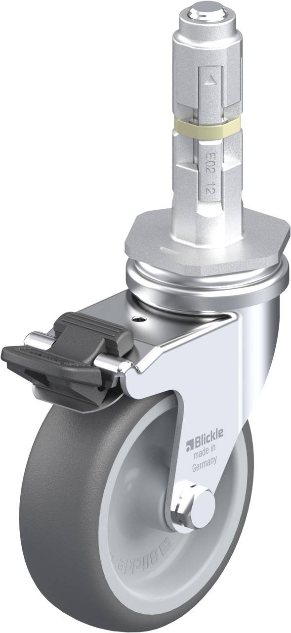 Blickle 848591 LRA-PATH 75G-FI-E02 Lenkrolle mit Feststeller Rad-Durchmesser: 75 mm Tragfähigkeit (max.): 75 kg 1 St.
