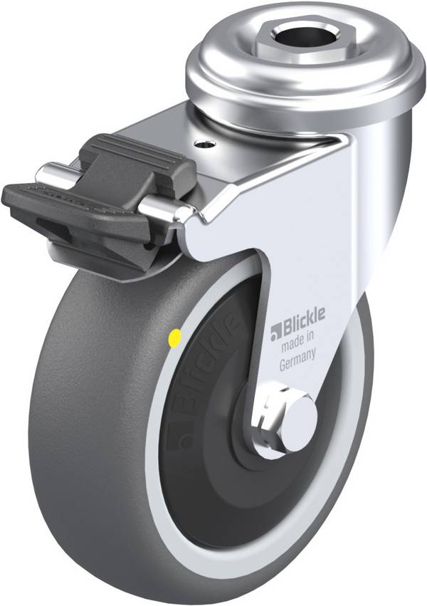 Blickle 848624 LRA-PATH 75KF-FI-ELS Lenkrolle mit Feststeller Rad-Durchmesser: 75 mm Tragfähigkeit (max.): 65 kg 1 St.