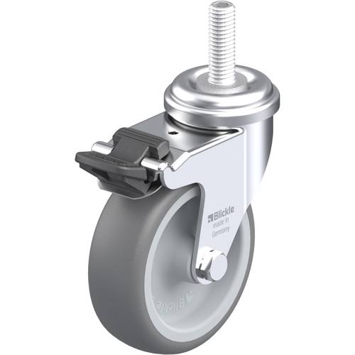 Blickle 307124 LRA-TPA 75G-FI-GS10 Lenkrolle mit Feststeller Rad-Durchmesser: 75 mm Tragfähigkeit (max.): 75 kg 1 St.