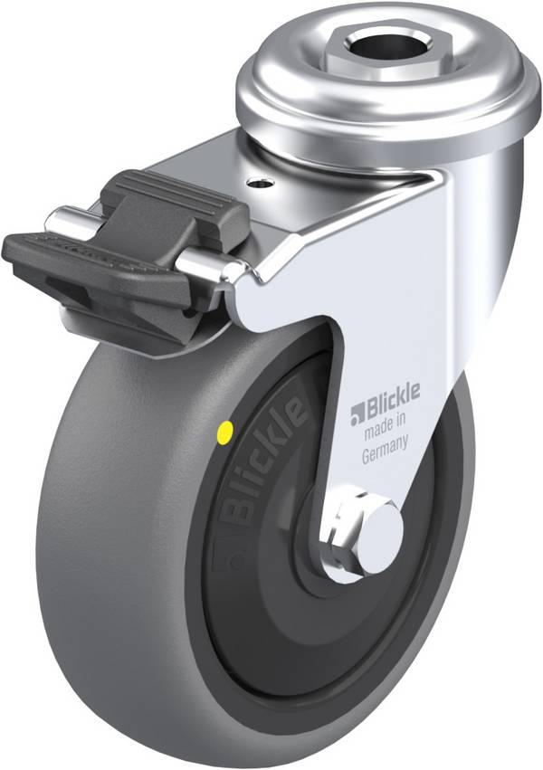 Blickle 617647 LRA-TPA 75KF-FI-ELS Lenkrolle mit Feststeller Rad-Durchmesser: 75 mm Tragfähigkeit (max.): 50 kg 1 St.