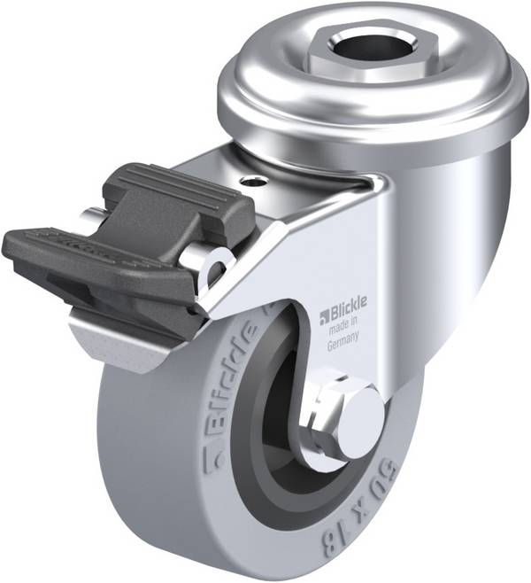 Blickle 226761 LRA-VPA 50G-FI Lenkrolle mit Feststeller Rad-Durchmesser: 50 mm Tragfähigkeit (max.): 40 kg 1 St.