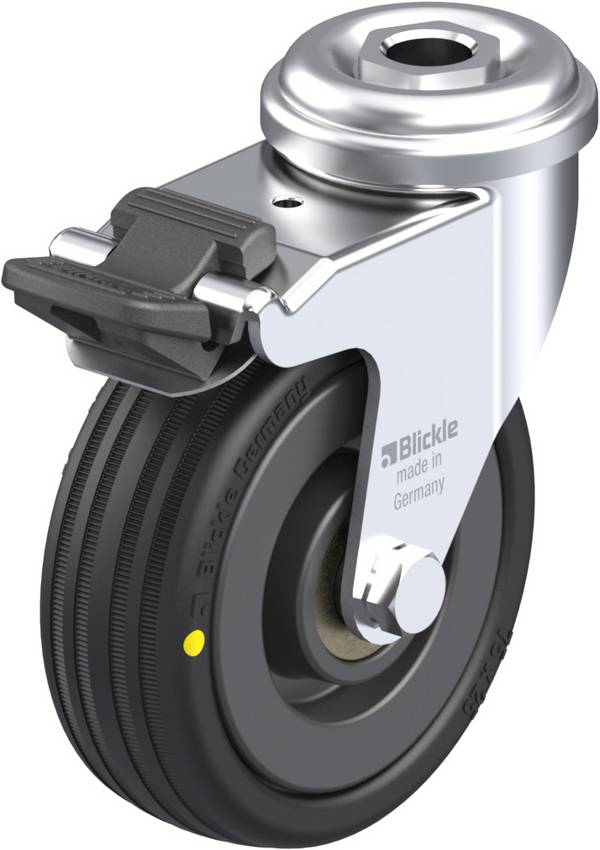 Blickle 299388 LRA-VPA 75K-FI-EL Lenkrolle mit Feststeller Rad-Durchmesser: 75 mm Tragfähigkeit (max.): 45 kg 1 St.
