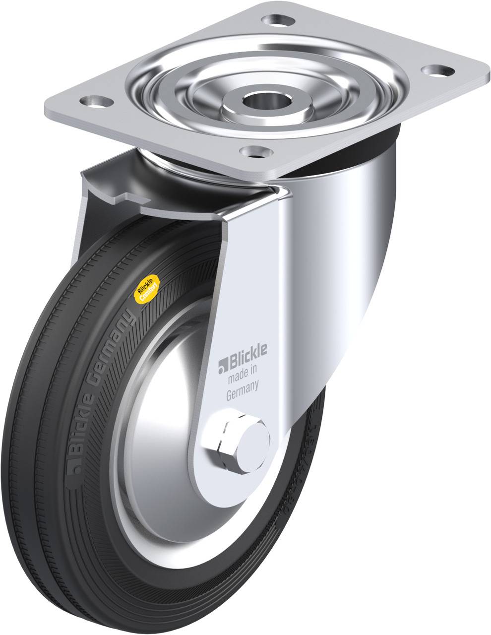 Blickle 92858 L-RD 162R-FA Lenkrolle Rad-Durchmesser: 160 mm Tragfähigkeit (max.): 225 kg 1 St.