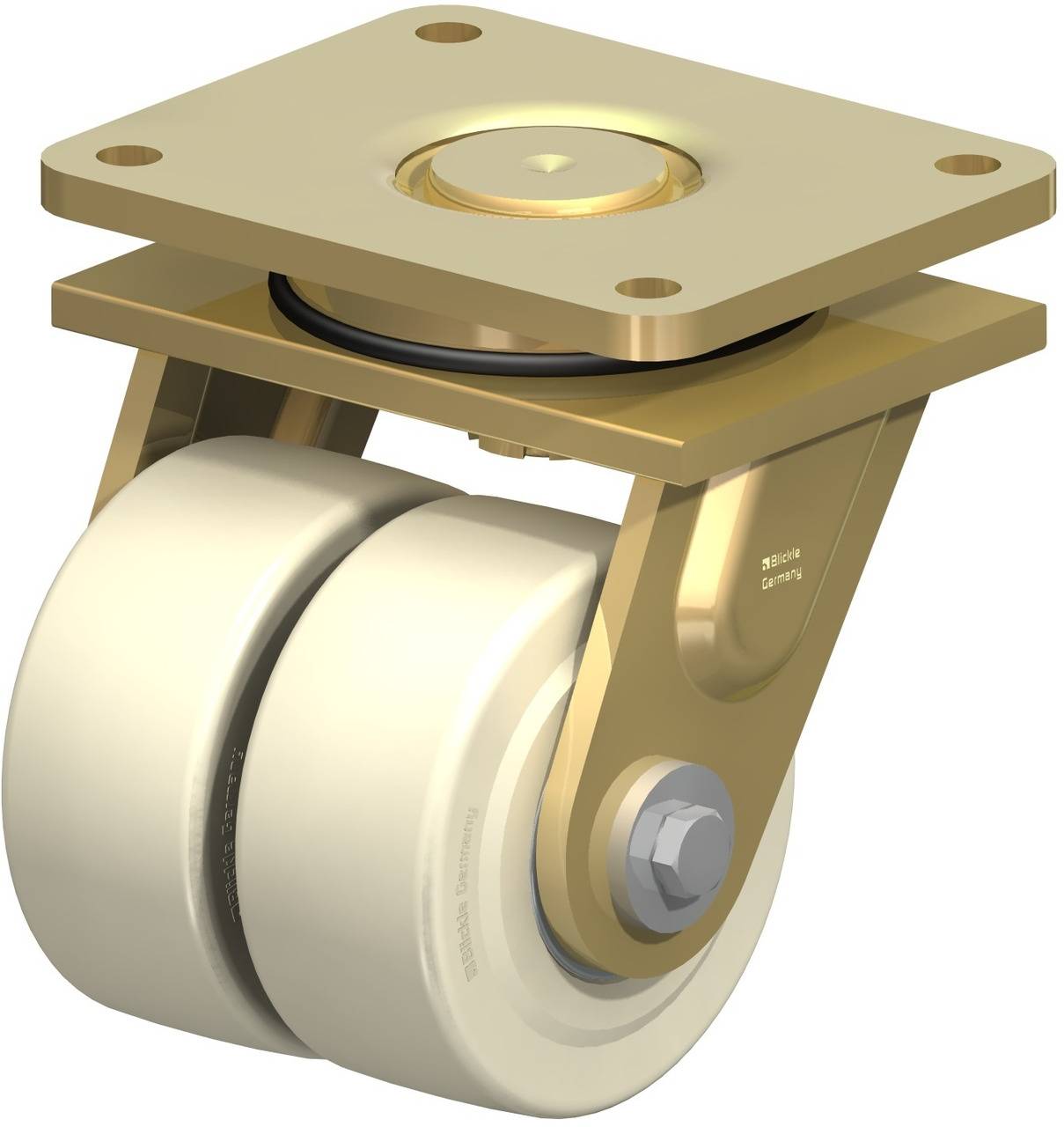 Blickle 364497 LSD-GSPO 125K Doppel-Lenkrolle Rad-Durchmesser: 125 mm Tragfähigkeit (max.): 3600 kg 1 St.