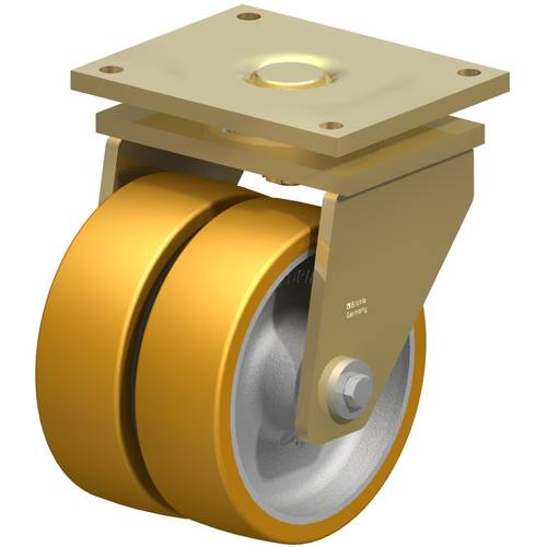 Blickle 290072 LSD-GTH 252K Doppel-Lenkrolle Rad-Durchmesser: 250 mm Tragfähigkeit (max.): 3700 kg 1 St.