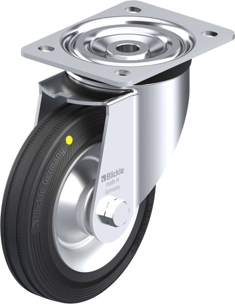 Blickle 63768 L-V 162R-EL Lenkrolle Rad-Durchmesser: 160 mm Tragfähigkeit (max.): 135 kg 1 St.