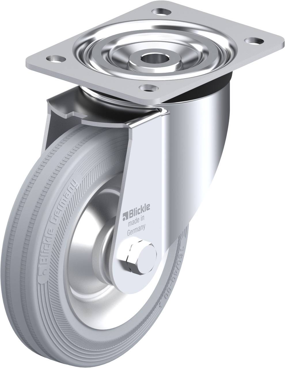 Blickle 53983 L-V 162R-SG Lenkrolle Rad-Durchmesser: 160 mm Tragfähigkeit (max.): 135 kg 1 St.