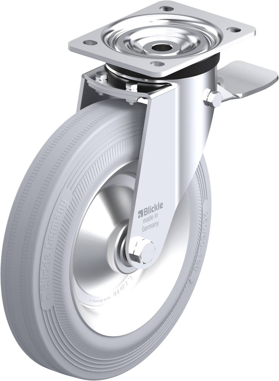 Blickle 59899 L-V 252R-3-ST-SG Lenkrolle mit Feststeller Rad-Durchmesser: 250 mm Tragfähigkeit (max.): 295 kg 1 St.