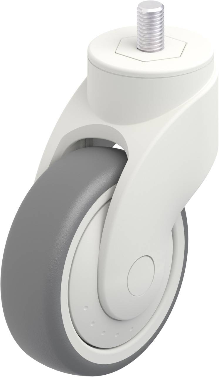 Blickle 744672 LWK-TPA 101KF-GS12 Lenkrolle Rad-Durchmesser: 100 mm Tragfähigkeit (max.): 100 kg 1 St.