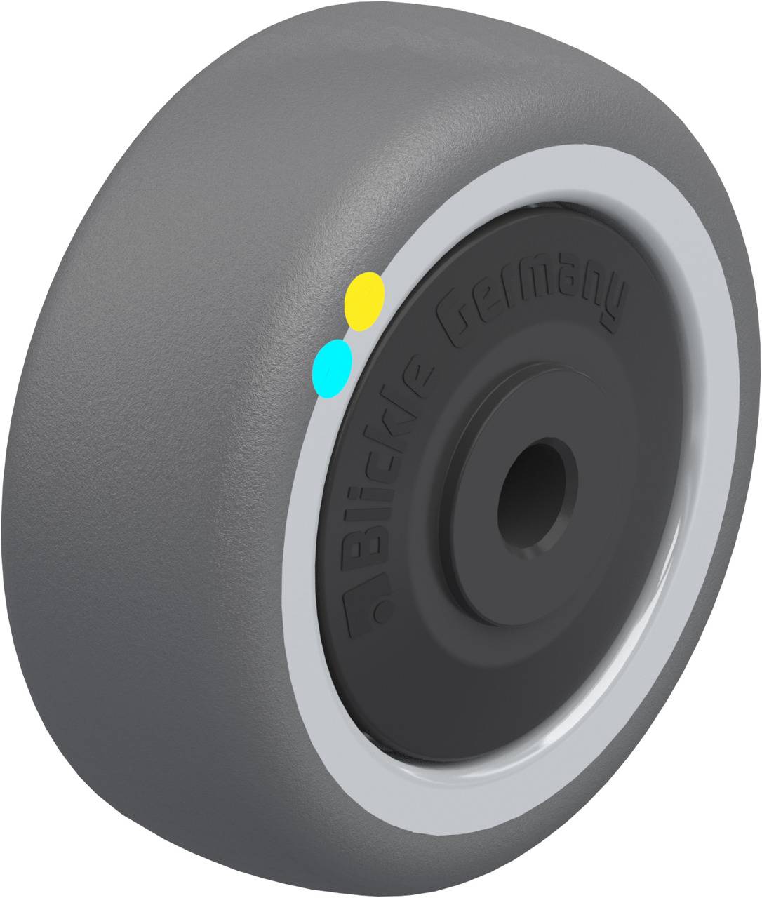 Blickle 846906 PATH 50/6KFD-ELS Kunststoff-Rad Rad-Durchmesser: 50 mm Tragfähigkeit (max.): 50 kg 1 St.