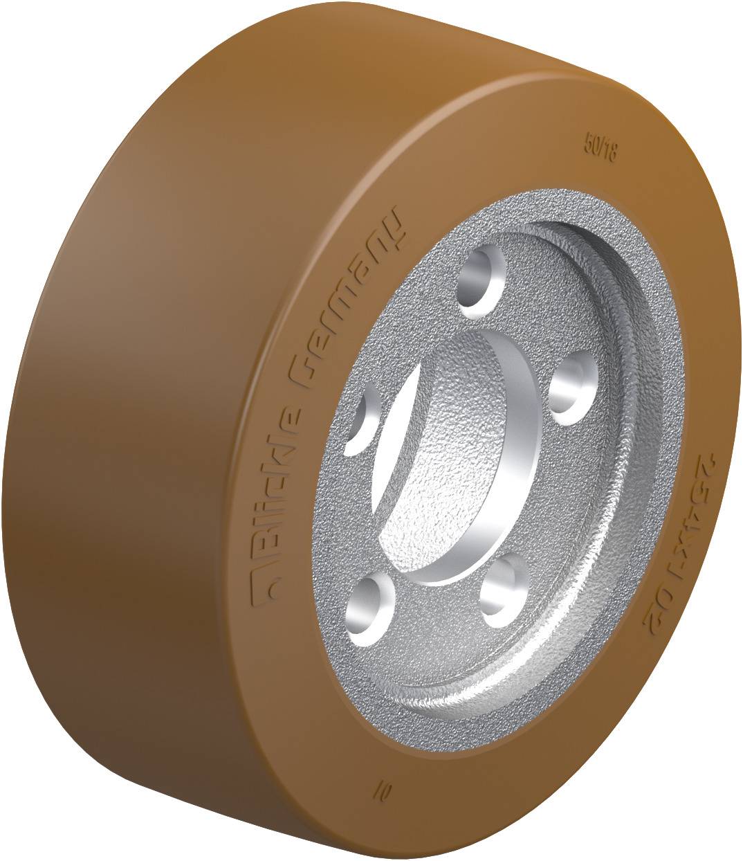 Blickle 757101 RB 254x102/80-5 Staplerrad Rad-Durchmesser: 254 mm 1 St.