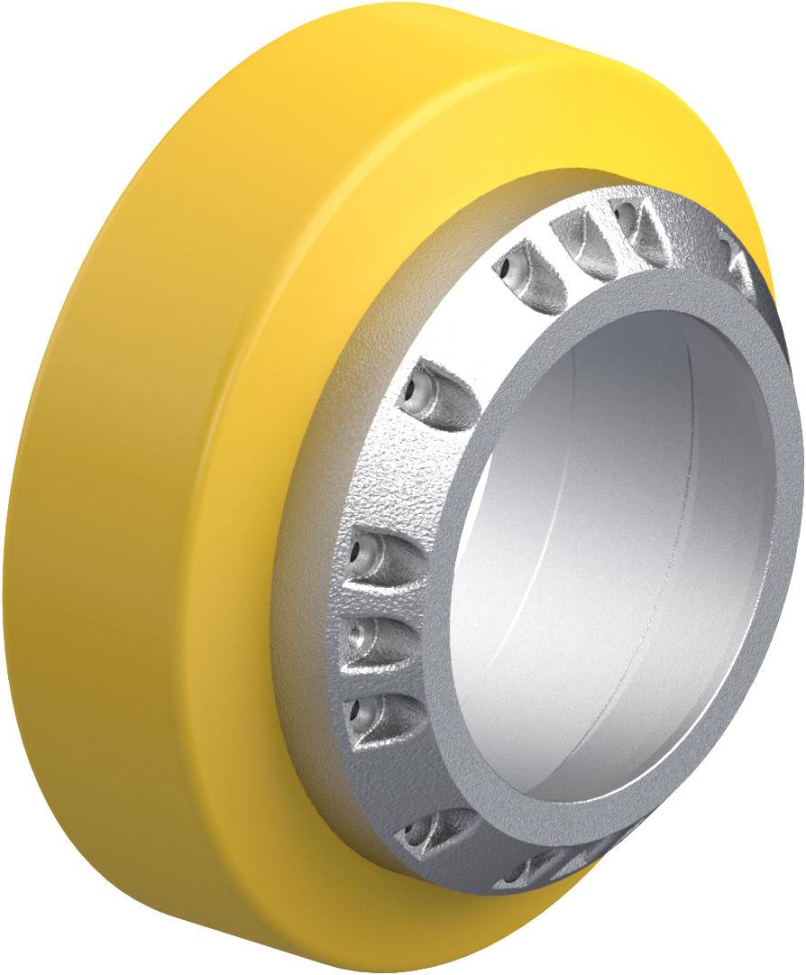 Blickle 463158 RTH 225x70/120-12-P Staplerrad Rad-Durchmesser: 225 mm 1 St.