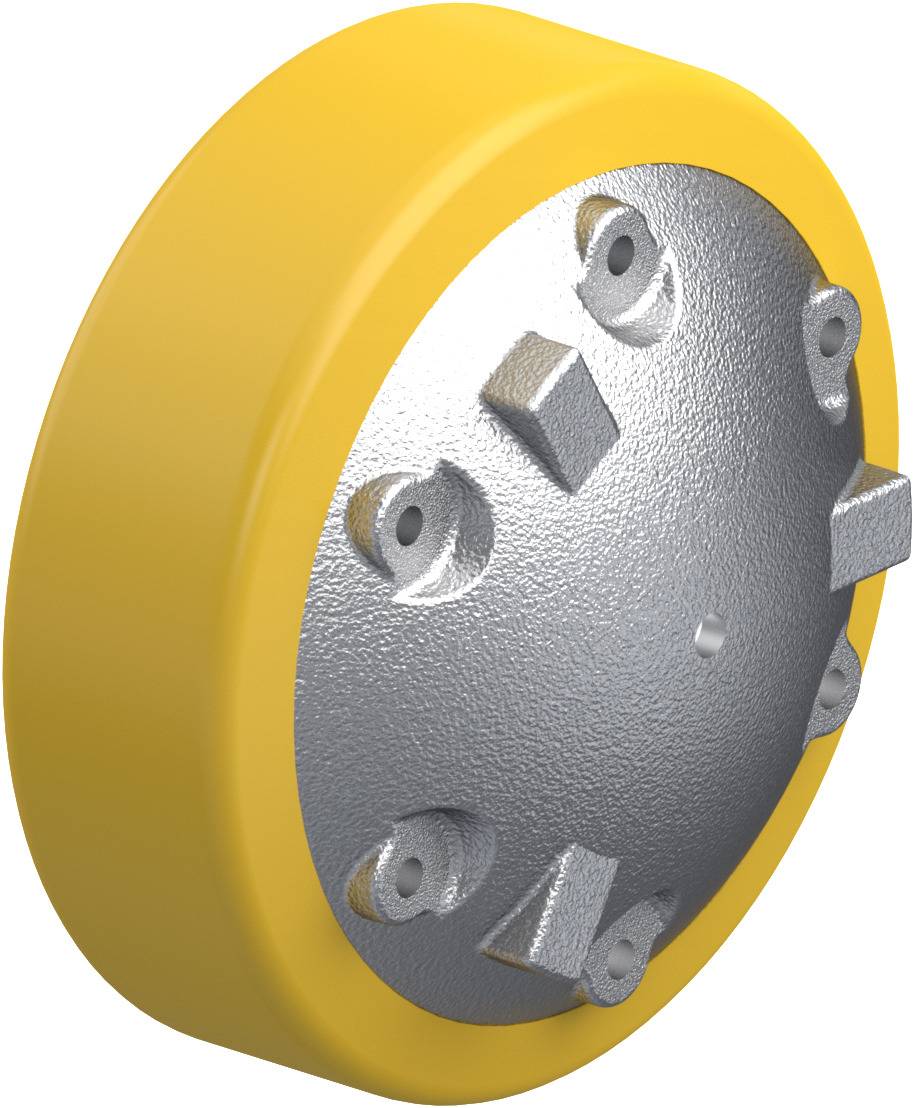 Blickle 463133 RTH 230x72/10-6-P Staplerrad Rad-Durchmesser: 230 mm 1 St.