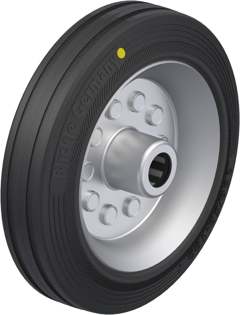 Blickle 638809 VE 180/20R-EL Schwerlast-Rad Rad-Durchmesser: 180 mm Tragfähigkeit (max.): 170 kg 1 St.