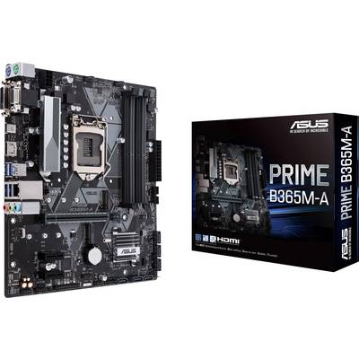 Asus PRIME B365M-A Mainboard Sockel (PC) Intel® 1151 Formfaktor (Details) Micro-ATX Mainboard-Chipsatz Intel® B365