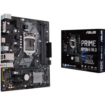 Asus PRIME H310M-E R2.0 Mainboard Sockel (PC) Intel® 1151 Formfaktor (Details) Micro-ATX Mainboard-Chipsatz Intel® H310