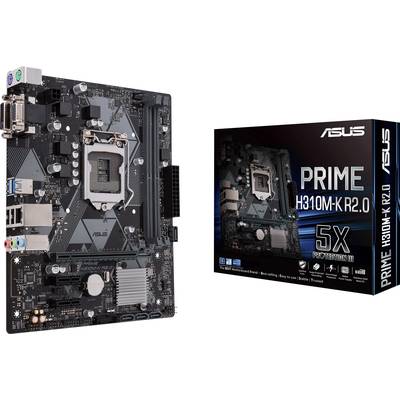 Asus PRIME H310M-K R2.0 Mainboard Sockel (PC) Intel® 1151 Formfaktor (Details) Micro-ATX Mainboard-Chipsatz Intel® H310