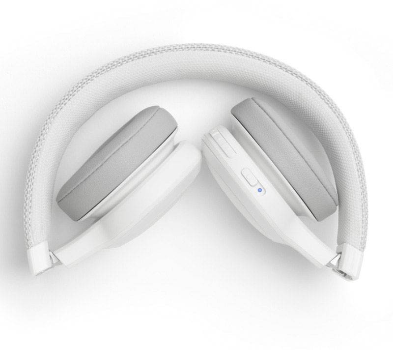 JBL Live 400BT On Ear Kopfhörer Bluetooth® Weiß Headset, Klang-Personalisierung, Lautstärkeregelung Handy-4