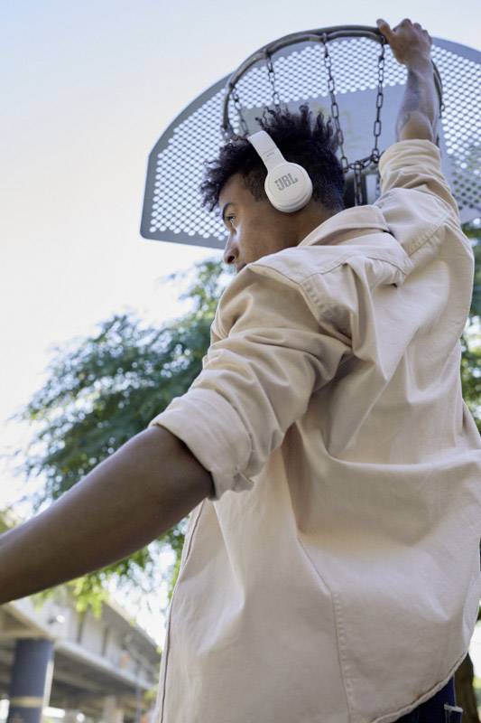 JBL Live 400BT On Ear Kopfhörer Bluetooth® Weiß Headset, Klang-Personalisierung, Lautstärkeregelung Handy-5