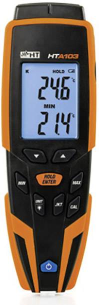 Teploměr HT Instruments HTA103 1010740, -250 - +1370 °C, Kalibrováno dle: bez certifikátu