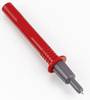 HT Instruments 404-IECR Bananenstecker 1003030 Bananenbuchse, Buchse 4 mm, Steckanschluss 4 mm CAT III 1000 V, CAT IV 600 V Rot 1 St.
