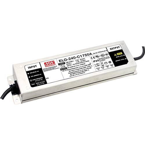 Thumbnail - MEAN WELL ELG-240-C2100DA-3Y LED-Treiber Konstantstrom 241.5 W 2100 mA 57 - 115 V/DC Dali, Montage auf entflammbaren Obe...