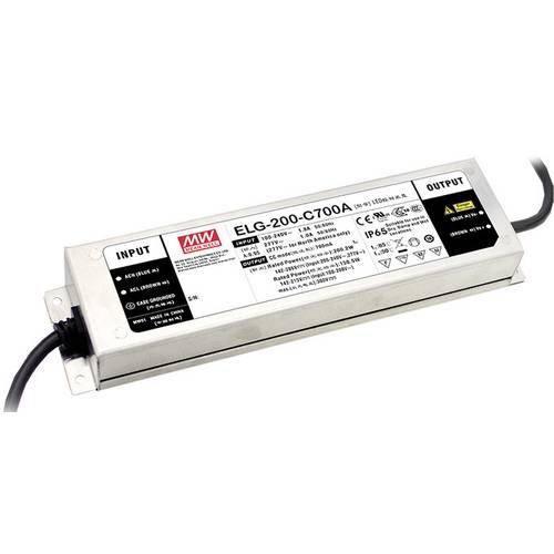 MEAN WELL ELG-200-C1400B-3Y LED-Treiber Konstantstrom 198.9 W 1400 mA 71 - 142 V/DC 3 in 1 Dimmer Funktion, dimmbar, Mon...