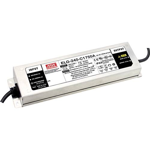 MEAN WELL ELG-240-C2100B-3Y LED-Treiber Konstantstrom 241.5 W 2100 mA 57 - 115 V/DC 3 in 1 Dimmer Funktion, dimmbar, Mon...