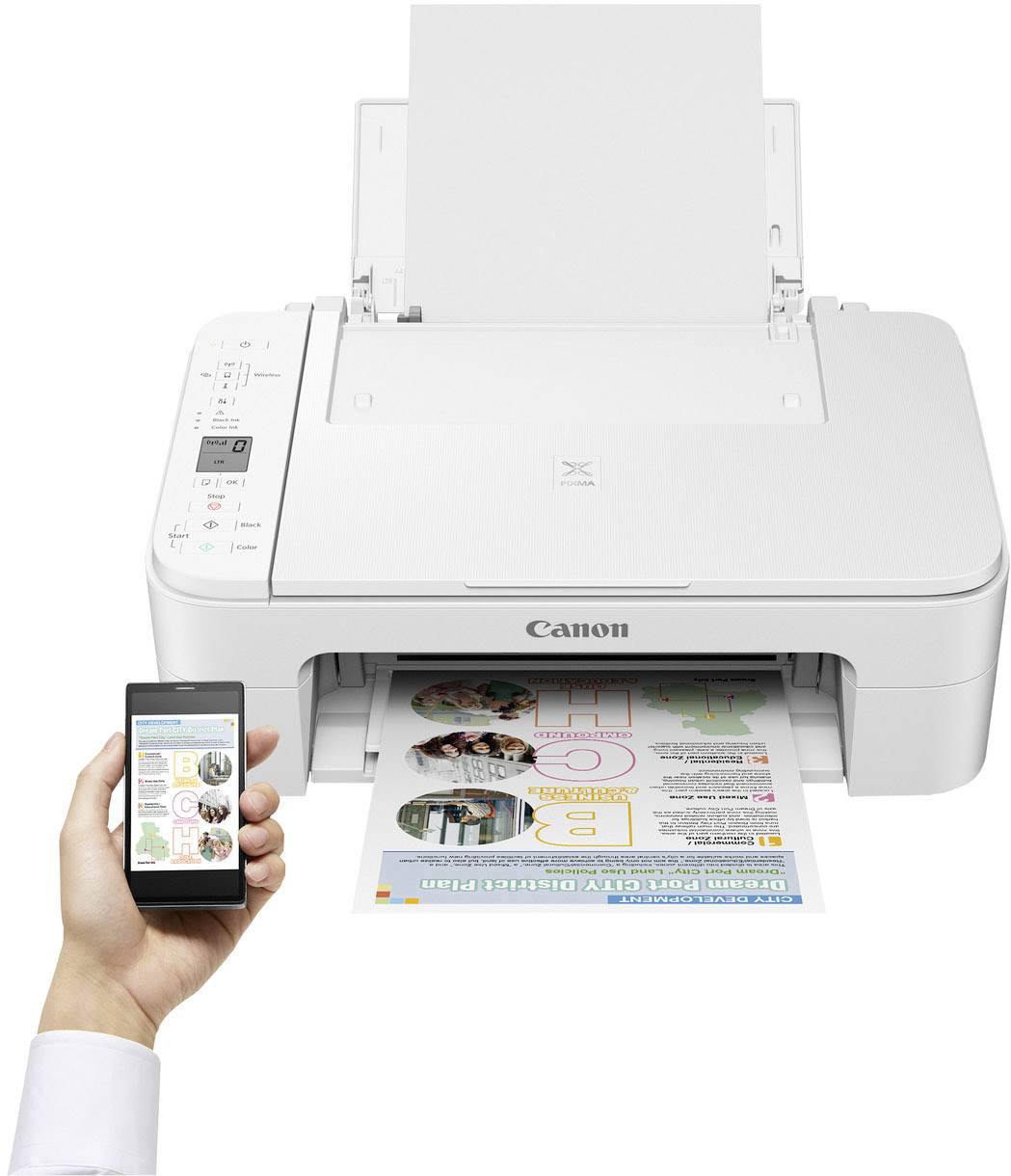 Canon Pixma TS 3351 Multifunktionsdrucker Tintenstrahl Farbe A4 Drucker, Scanner, Kopierer WLAN-3