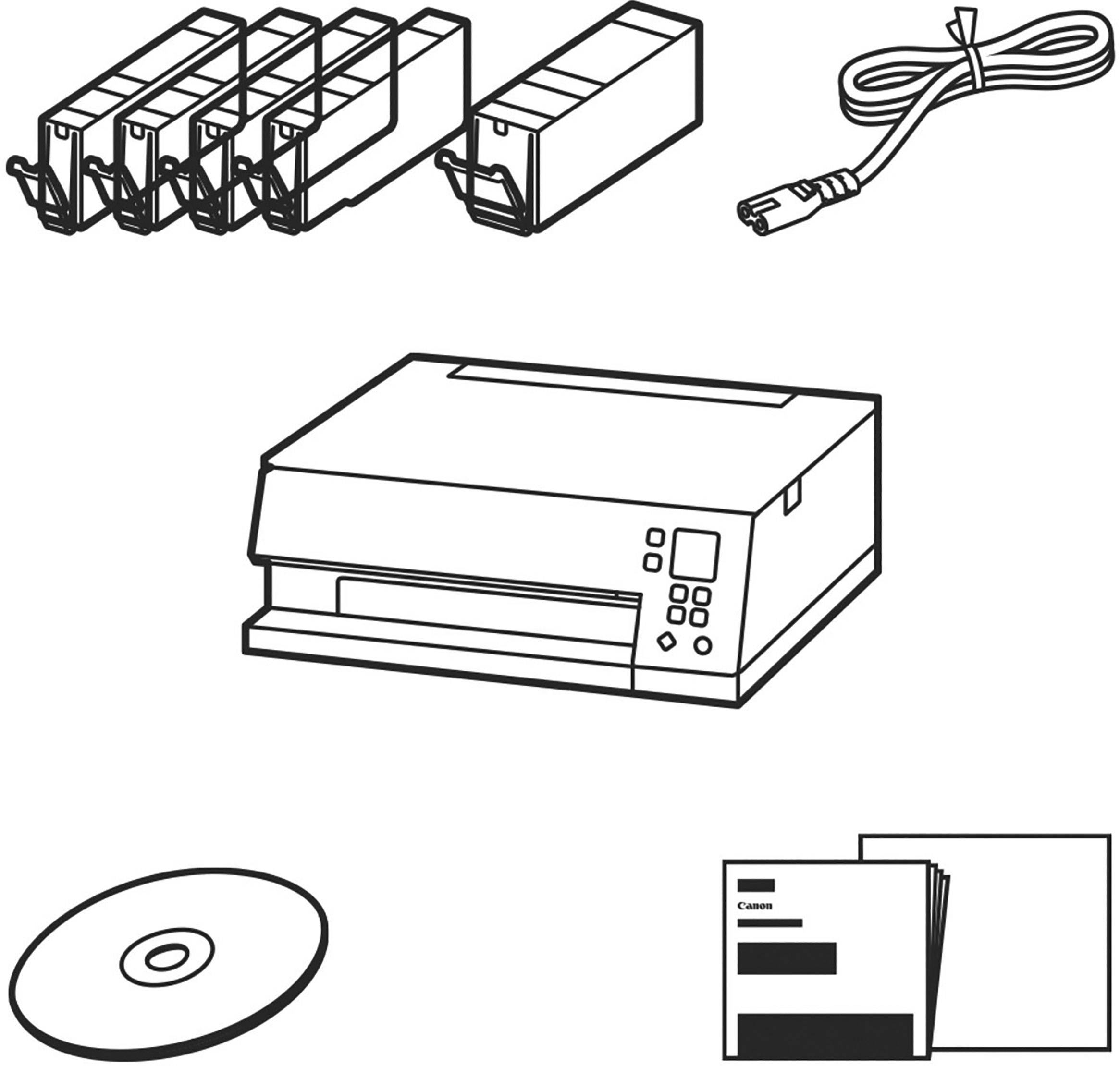 Canon PIXMA TS6350a Multifunktionsdrucker Tintenstrahl Farbe A4 Drucker, Scanner, Kopierer WLAN, Bluetooth®, Duplex-10