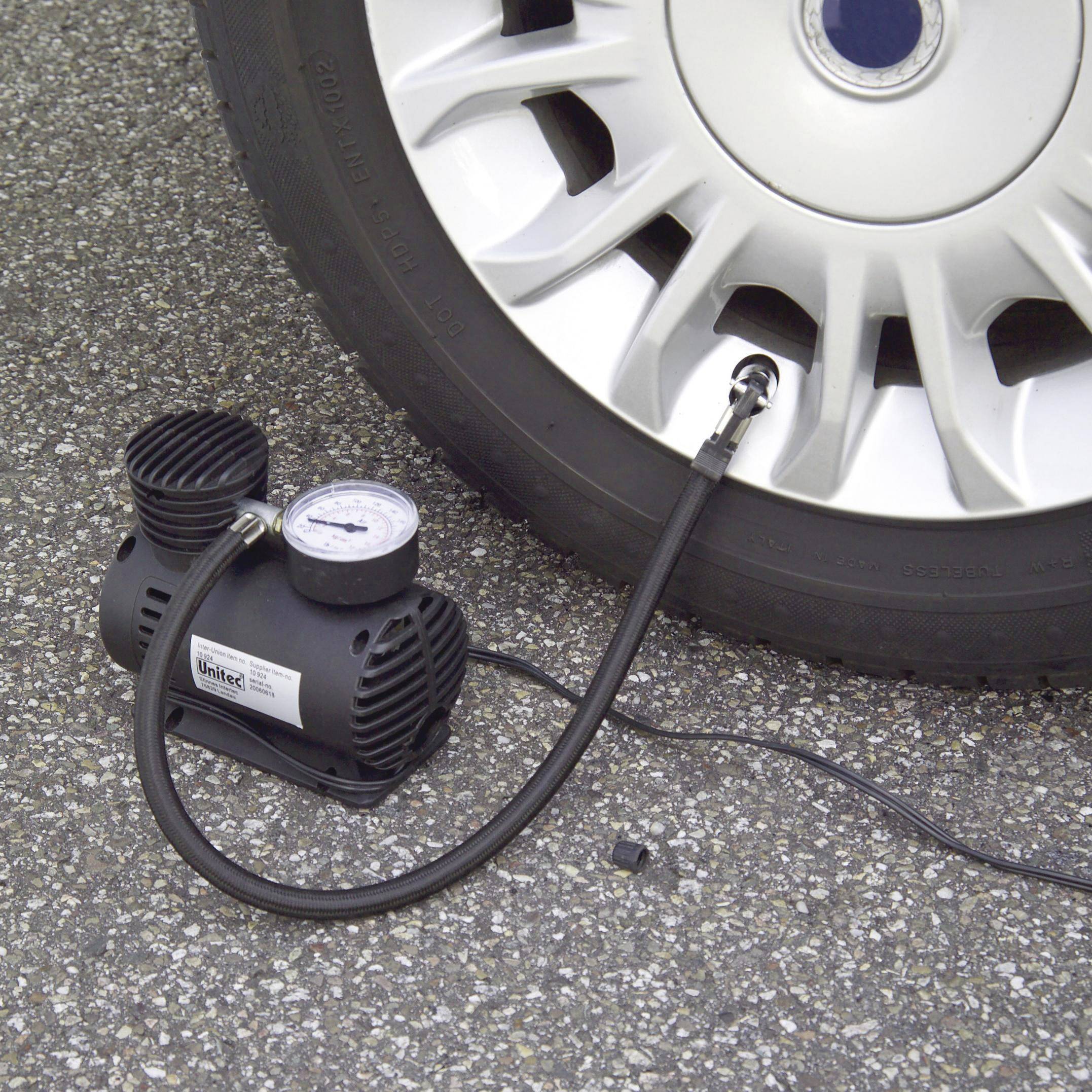 cartrend KFZ-Kompressor mit Manometer, max. Druck: 10 bar-1