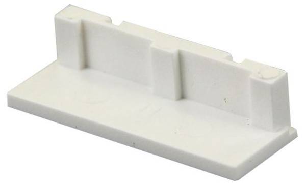 Beschriftungsschild 094.00.4-200 ohne Aufdruck Weiß 1 St. Finder 094.00.4 Tray