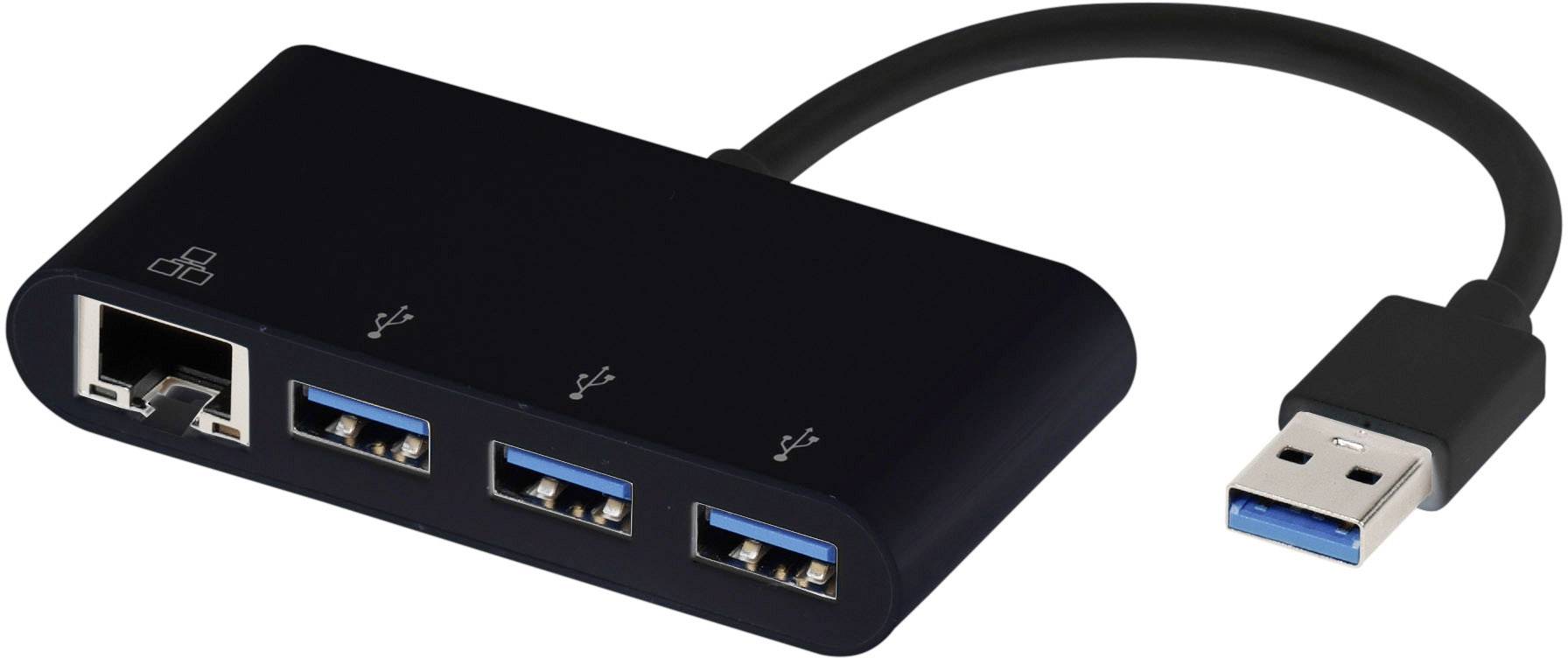VIVANCO USB 3.1 (Gen 1) Adapter [4x RJ45-Buchse, USB 3.0 Buchse A - 1x USB 3.1 Stecker A¿] 3963