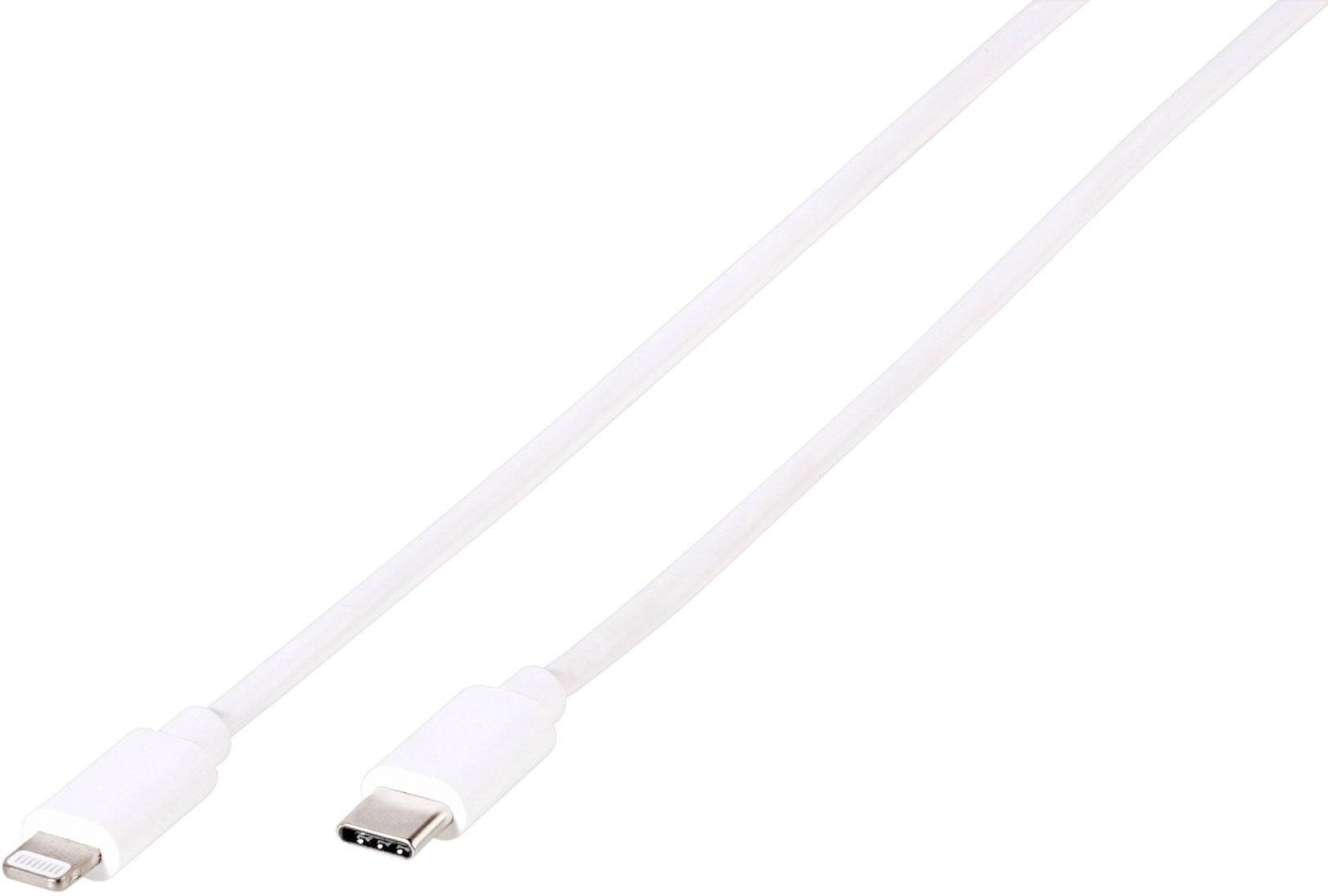VIVANCO USB 2.0 Adapter [1x USB-C? Stecker - 1x Apple Lightning-Stecker] LIGHTNVVUSBC12W (60084)