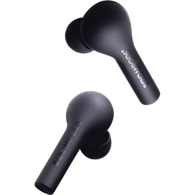 Boompods Bassline   In Ear Kopfhörer Bluetooth®  Schwarz  Headset, Magnetisch, Touch-Steuerung