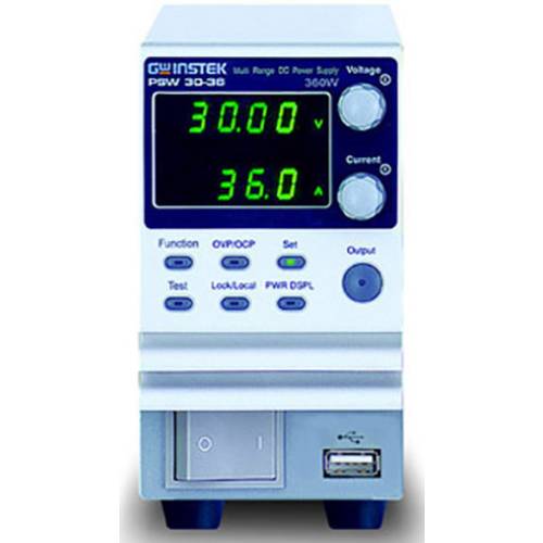 GW Instek PSW80-27 Labornetzgerät, einstellbar 0 - 80 V/DC 0 - 27 A 720 W USB 1.1 Buchse A, USB 2.0 Buchse B, RJ45-Buchs...