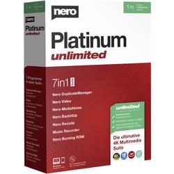 Image of Nero Platinum Unlimited Vollversion, 1 Lizenz Windows Brenn-Software