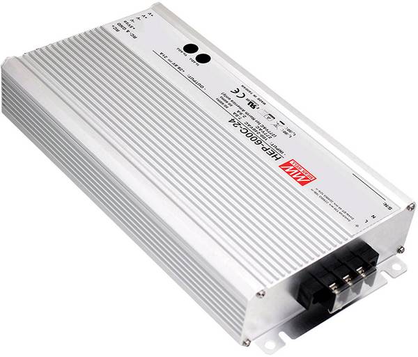 MEAN WELL Bleiakku-Ladegerät HEP-600C-24 24 V Ladestrom (max.) 21 A