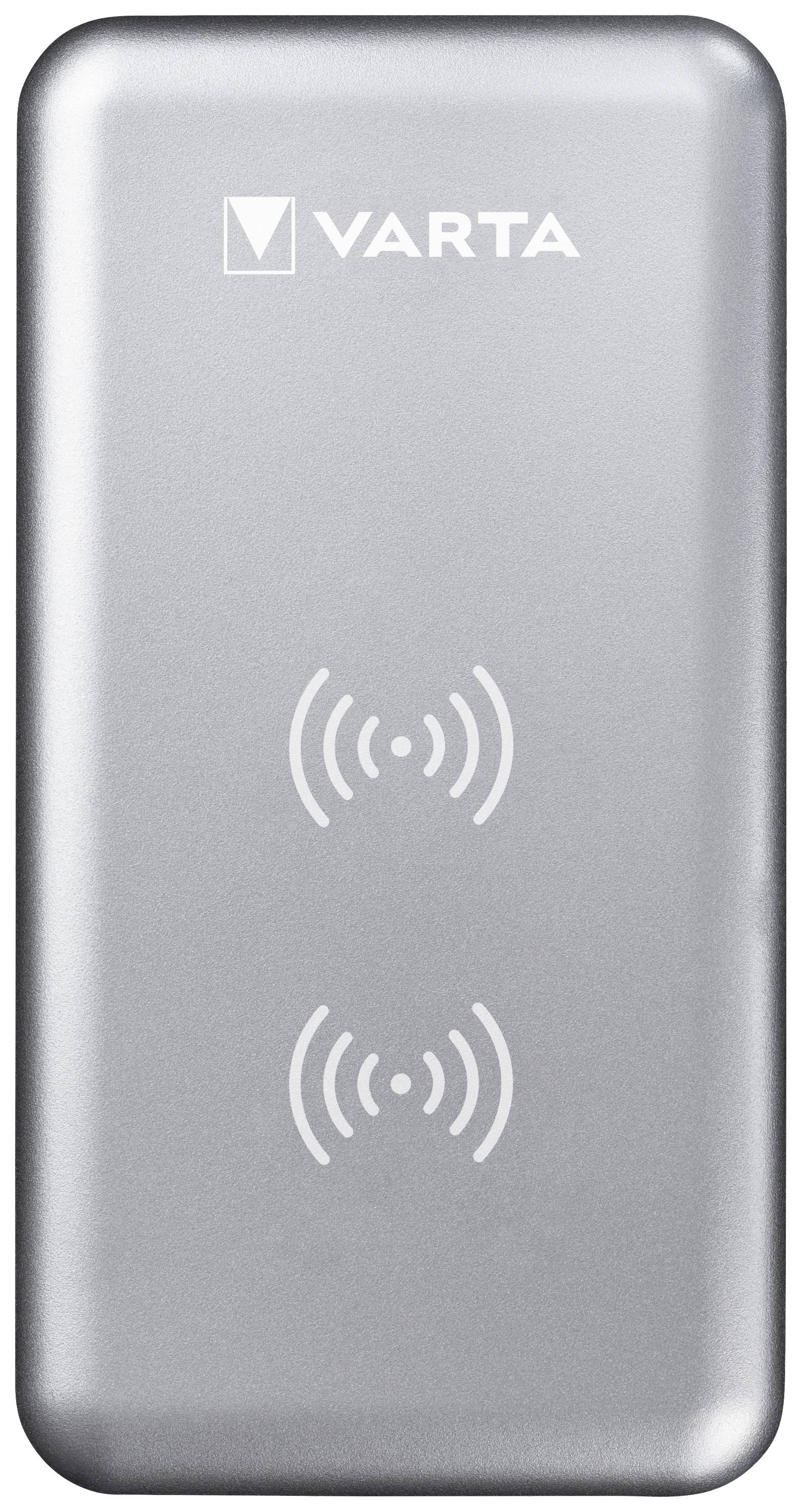 Varta Induktions-Ladegerät qi Fast Wireless 57912101111 Ausgänge Induktionslade-Standard Silber